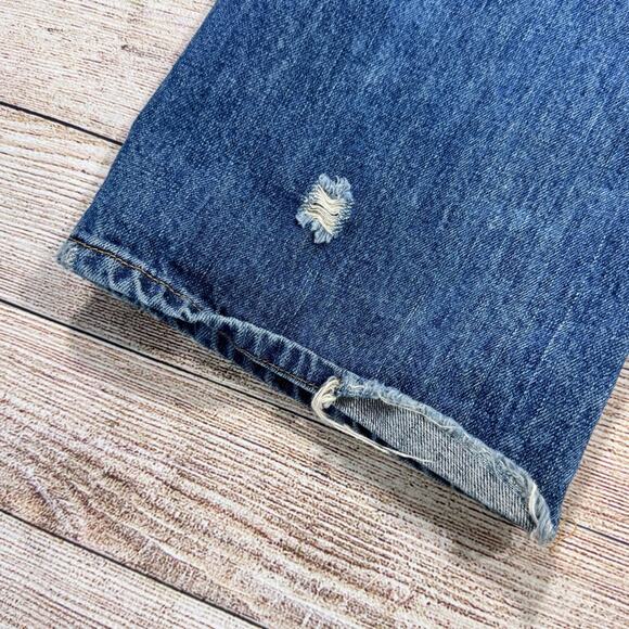East West East/West Distressed Button Fly Mens Denim Jeans Size 38 *Flaws* - Picture 11 of 16